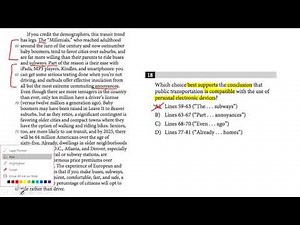 Command of Evidence: SAT Practice