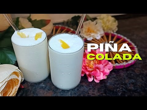 Piña Colada | Pineapple and coconut mocktail | Quick Drink recipe | 5 ingredients Best drink recipe