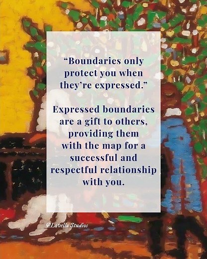 Boundaries Only Protect You When They’re Expressed | Inspirational Quotes & 4K TV Art