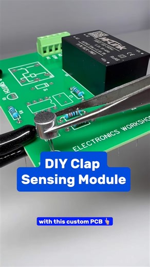 arduiNote on Instagram: "I Built my Own Noise Sensing PCB to switch on Any Devices with a Custom Circuit Board from @pcbway #electronics #diy #engineering"