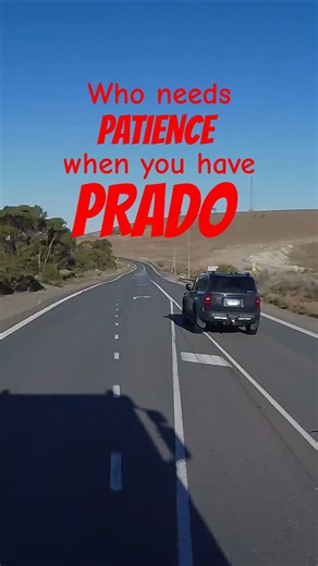 Dumb overtake of the week goes to this Toyota Prado #southaustralia #dashcam