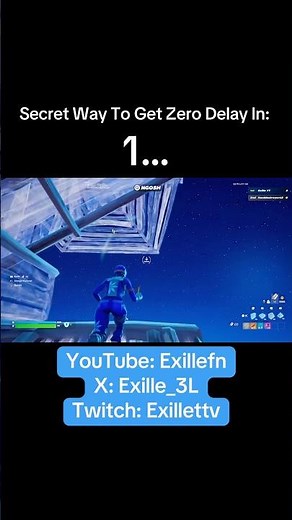 Is this the best way to get zero delay in Fortnite? #fortnitesettings #fortniteclips #fyp #console