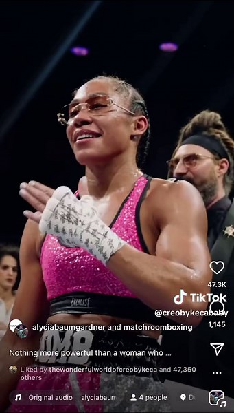 Custom #boxing Fight suit by me #alyciabaumgardner #boxing #barbie #barbiegirl #barbiemovie #barbiechallenge #barbietiktok #barbiepink #barbiepinkcollection #barbiepinkshoes #pink #pinksuit #pinktok #pinkaesthetic #sada #sadababy #hiphop #rapper #rapping #walkin #swag #fighting @DAZN @dazn_it #champion #undefeated #thechamp #creobykeca