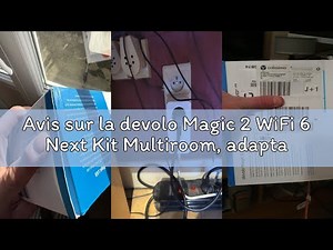 Avis sur la devolo Magic 2 WiFi 6 Next Kit Multiroom, adaptateurs CPL WiFi, jusqu'à 3.000 Mbits/s Vi