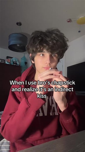 I just really feel tsundere when this happens #tsundere #chapstick #kiss #foryou #anime