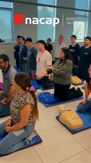 INACAP Talca on Instagram: "🫀 Técnicas de Reanimación Cardiopulmonar y Manejo del Desfibrilador Externo Automático (RCP & DEA) En INACAP Sede Talca, nuestros funcionarios participaron en una capacitación fundamental para salvar vidas💪 Durante este curso teórico–práctico de 4 horas, guiado por el relator Elías Urra Méndez, reforzaron sus habilidades en maniobras de reanimación y en el uso seguro y efectivo del DEA😉 Porque estar preparados hace la diferencia🤝"