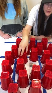 Memory Match Mania: Intense Showdown between Two Players Prepare to be amazed as two competitors engage in an intense battle of wits in "Cup-ception"! Watch in awe as they face off in a high-stakes memory match game with a twist. Underneath a set of cups lie hidden pairs waiting to be uncovered. With lightning-fast reflexes and razor-sharp memory, they must strategically flip cups, revealing what's beneath, and match identical items. Witness the suspense build as they meticulously track each cup