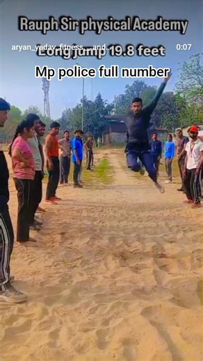 mp police ke liye long jump 19 feet full mark #mppolice #police #shortvideo #explorepage #tranding