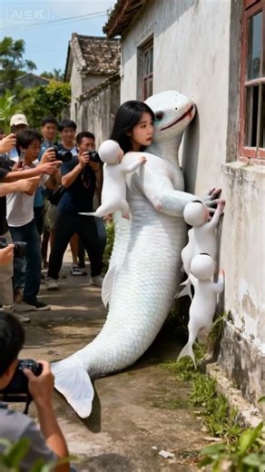 The mermaid mother was scared away when she saw so many people #mermaid #shorts