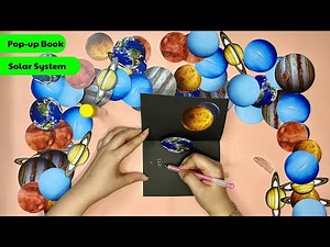 Pop-Up Solar System BOOK | How to make Pop-Up Planets BOOK | 8 Planets Order Craft | Toy Game