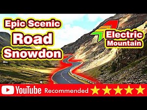 SNOWDON SCENIC ROUTE ROAD LLANBERIS PASS - PEN Y PASS EPIC VIEWS MOUNTAINS #snowdonia