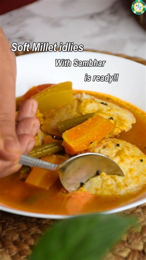 Millet Idly part 2 l wet Grinder secrets for soft & fluffy idly #diabeticfriendly