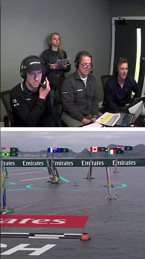 When Ryan Reynolds & Hugh Jackman give you advice it pays off 🐱 #SailGP #sailing #racing