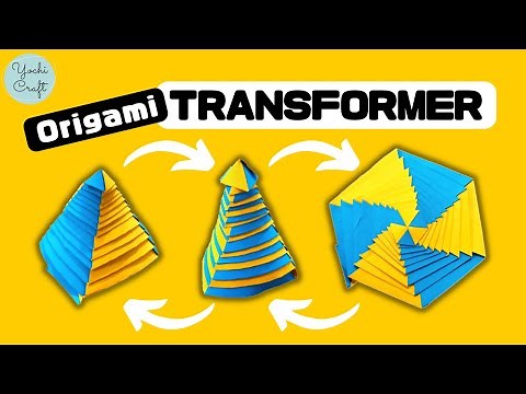 Cool Origami Fidgets | Easy Origami Fidget Toys | Transforming Origami Kaleidoscope [YochiCraft]