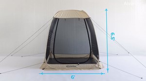 Alvantor Pop Up Screen Tent House Room Instant Outdoor Camping Canopy Sun Shelter Gazebo for Patio, Backyard & Deck, Privacy Tent(2-10 People, 8'x8' 10'x10' 12'x12')