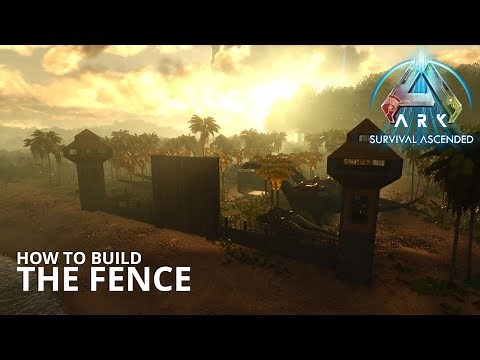 ARK Survival Ascended: How to Build a Jurassic Base - The Fence