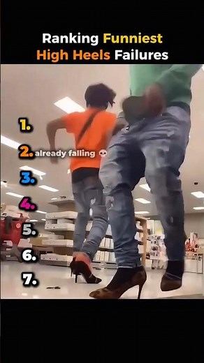 Ranking The Worst High Heel Fails #fails #funny #highheels