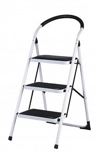 [Hot Item] High Quality Steel Step Household Ladder (3 steps) Multi-Purpose Ladder with Carrying Handle