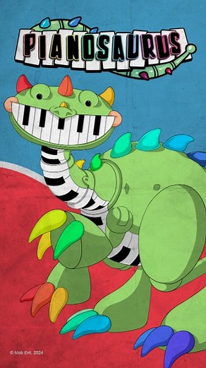 Mob Entertainment on Instagram: "Meet the prehistoric Playtime Pal arriving in Poppy Playtime Chapter 4, Pianosaurus (jingle by @BlackGryph0n)! Wishlist NOW on Steam! https://huggywug.co/painosaurusjingle"