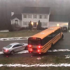 277K views · 1K reactions | School bus full of kids slides...