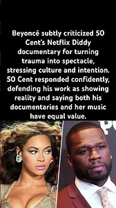 Beyoncé, 50 Cent Clash#Beyoncé #50Cent #NetflixDoc #CelebrityNews #PopCulture