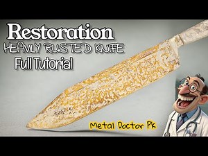 RESTORE A HEAVILY RUSTED KNIFE! | Easy DIY Rust Removal & Blade Cleanup (Full Tutorial)
