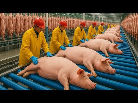 Inside the World’s Largest Pork Processing Plant | From Farm to Conveyor