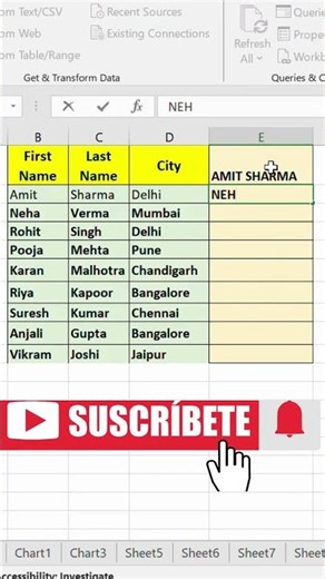 TEXTJOIN Excel Trick You Must Know! ⚡