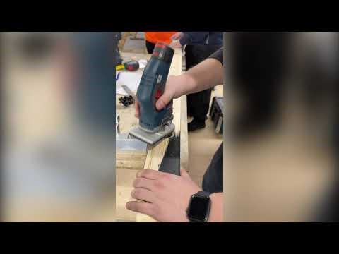 Bosch professional GKF 12V-8 Trim Router in Action, Compact Power for Woodworking 🪵