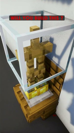 Minecraft Vintage Grandfather Clock Tutorial #minecraft #minecraftshorts #minecraftbuilding