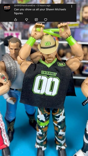 SHAWN MICHAELS FIGURE COLLECTION! #wwe #wweelite #fyp #shorts