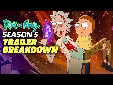 RICK AND MORTY Season 5 Trailer Breakdown!