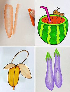 Quick & Easy Drawing that you can make DIY #colorfuldrawing #drawingtutorial #drawing | Simple Drawings