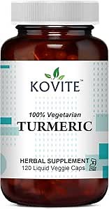 Turmeric Root Extract 550 mg 95% Curcumaniods - 120 Liquid Veggie Caps
