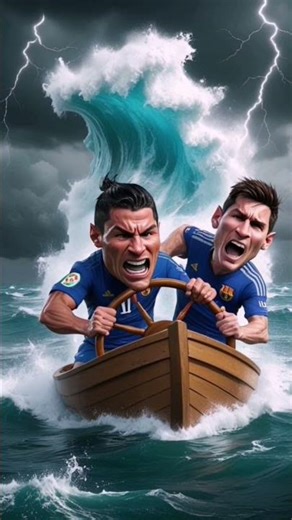 Ronaldo & Messi’s Volcano Adventure! 🌋😂 | Funny Cartoon