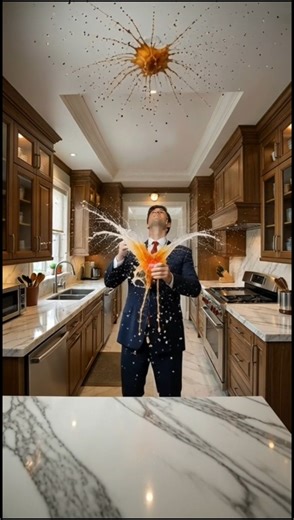 Perfect Bottle Flip...Wait for the EXPLOSION!🤯​#shorts #coke #fail#viral#magic#prank#challenge