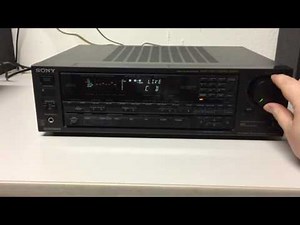 Sony STR AV910 Stereo Receiver