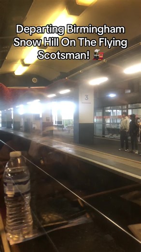 Departing Birmingham Snow Hill behind the legendary Flying Scotsman! 🚂 Experience this iconic steam locomotive in action as it powers away in full glory. A must-see for heritage railway enthusiasts, steam train lovers, and dedicated trainspotters. Classic British steam, mainline rail tour action, historic locomotive power, and pure railway nostalgia — this is what preservation is all about. #FlyingScotsman #HeritageRailway #SteamLocomotive #Trainspotting #BirminghamSnowHill