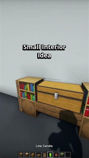 Small Interior Idea 🏠✨ | Minecraft