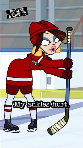 Theresa's Hockey Skills | Fugget About It #Shorts