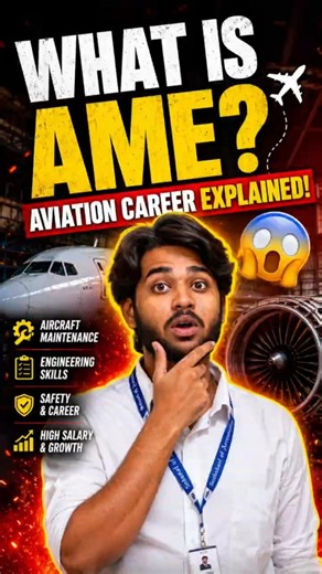 DAY-27 AME in Aviation Sector 🔥 High Salary Career?#airplane #aeronauticalengineering #trending