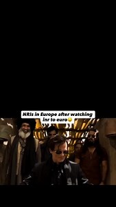 1.8K views · 13 reactions | 1 Euro = ₹107螺 All the NRIs in Europe after watching this currency conversion rate PS: I study inGermany #studentingermany #studyineurope #studyabroadlife | Nomadnishu | Facebook