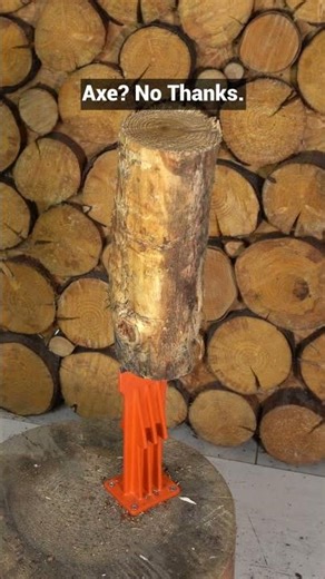 This ISN'T an Axe... It's BETTER! #forestmaster #logsplitter #firewood