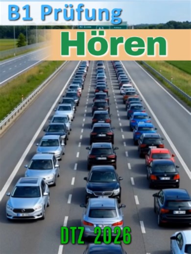 B1 Prüfung Hören 2026: Übungstest 6 (A, B oder C?)