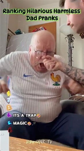 Ranking the Most HILARIOUS Harmless Dad Pranks 😂#funny #foryou #fypシ #viralshorts #prank