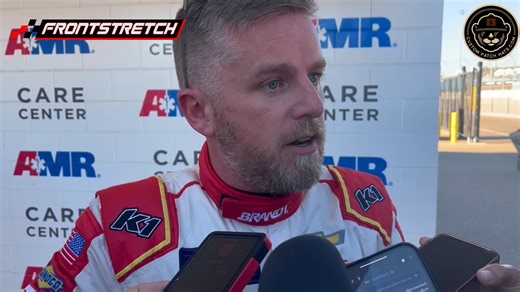 36K views · 640 reactions | "We all got into (the oil) and then just went straight" -Justin Allgaier explains what happened in the wreck in practice. He's going to a backup car for the championship race: #NASCAR | Frontstretch | Facebook