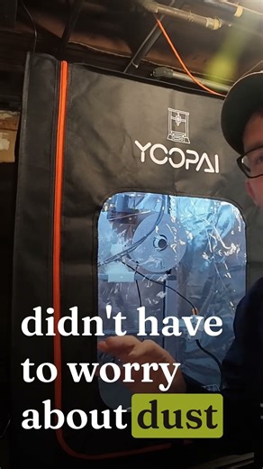 3D Prints Ruined by Dust? Working in a 100-Year-Old Basement Workshop 😅 #shorts #3dprinting