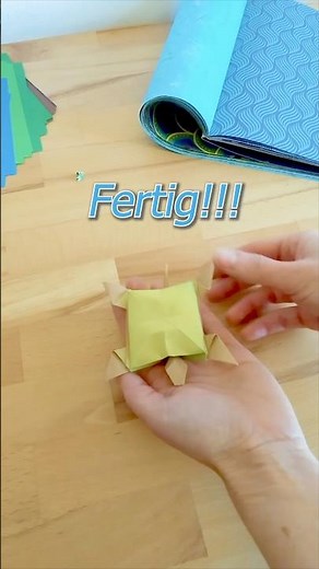 Bastel-Tutorial: Supersüße Origami-Schildkröte