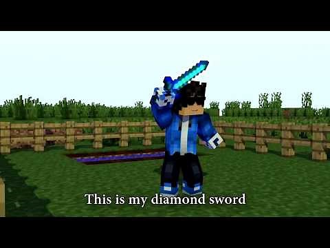 ♫ "DIAMOND SWORD" - MINECRAFT PARODY OF DEMONS ♫ [REMASTERED]