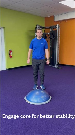 🔥 Master the Bosu Ball Step-Up | Build Balance & Strength #BosuBallStepUp #BalanceAndStability